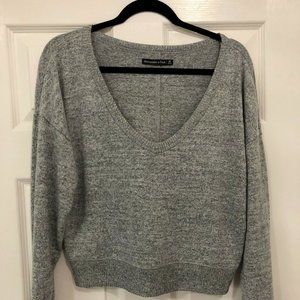 Abercrombie Grey Sweater - Medium Scoop Neck
